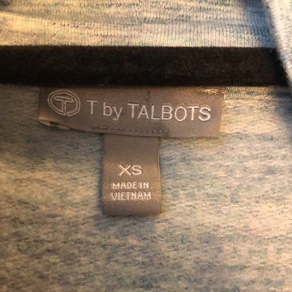 Talbots Sweatshirt Lightweight Drawstring Neck Bl… - image 5